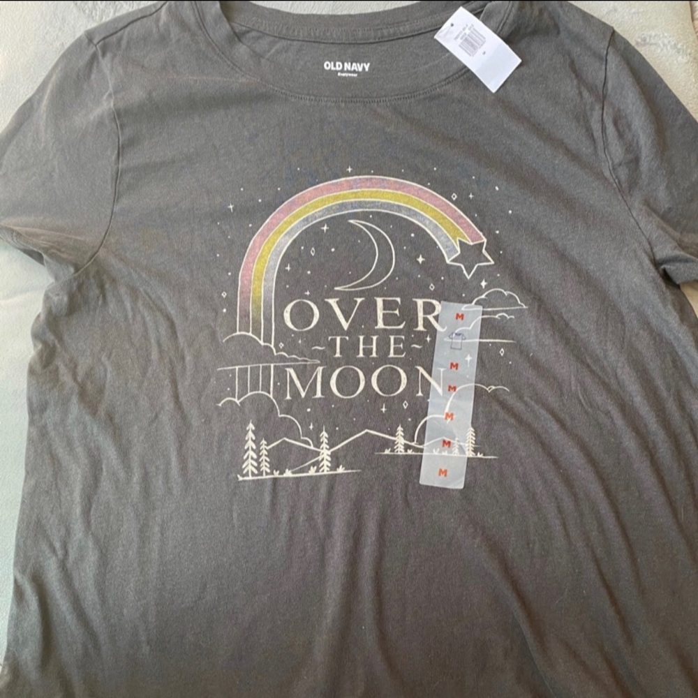 Old Navy Over The Moon Women/Teen T-Shirt